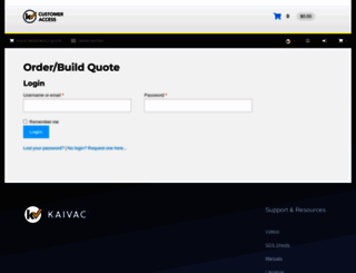 login.kaivac.com screenshot