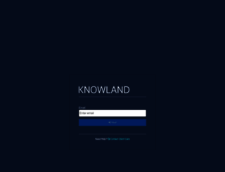 login.knowland.com screenshot