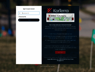 login.korweb.com screenshot