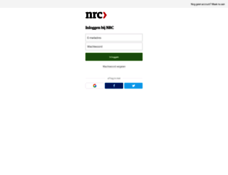 login.nrc.nl screenshot