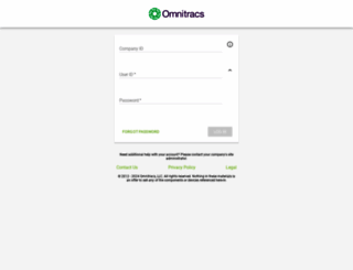 login.omnitracs.com screenshot