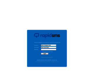 login.rapidsms.net screenshot