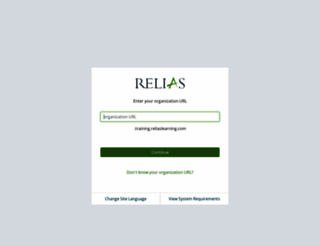 login.reliaslearning.com screenshot