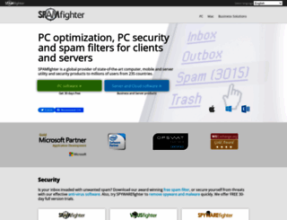 login.spamfighter.com screenshot
