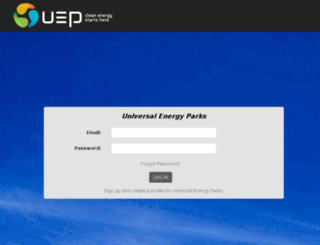 login.universalenergyparks.com screenshot