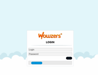 login.wowzers.com screenshot