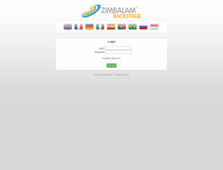 login.zimbalam.com screenshot