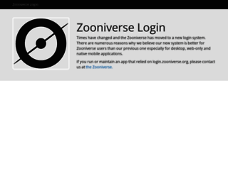 login.zooniverse.org screenshot