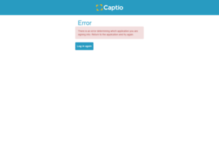 login1.captio.net screenshot