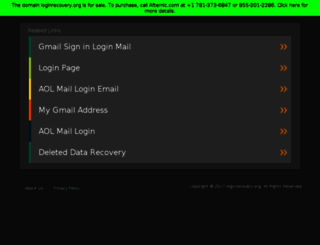 loginrecovery.org screenshot