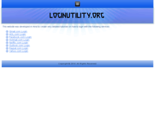 loginutility.org screenshot
