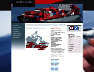 logisticscanada.org screenshot