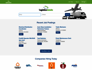 logisticsjobsite.com screenshot