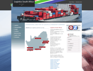 logisticssouthafrica.org screenshot