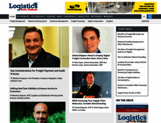 logisticstechoutlook.com screenshot