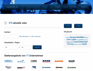 logistik-jobs.de screenshot