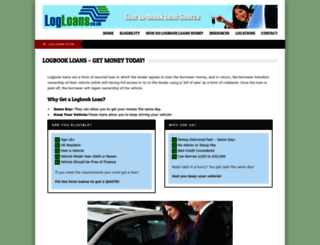 logloans.co.uk screenshot
