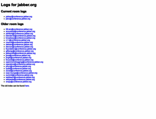 logs.jabber.org screenshot