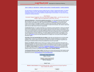 logyourlink.com screenshot