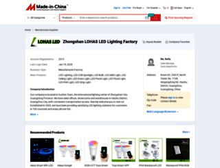 lohasled.en.made-in-china.com screenshot