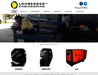 lohberger.com.pg screenshot
