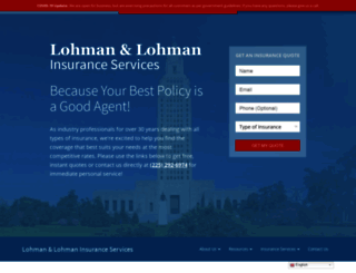 lohmanandlohman.com screenshot