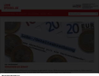 lohnspiegel.de screenshot