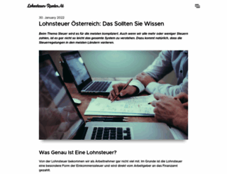lohnsteuer-runter.at screenshot