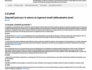 loipinel-gouv.org screenshot