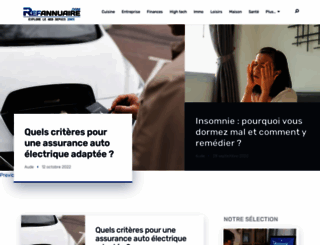 loisirs.refannuaire.com screenshot