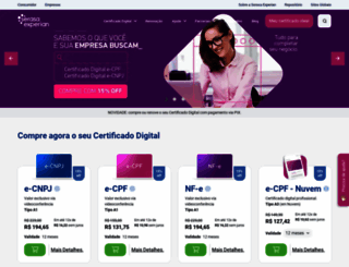 loja.certificadodigital.com.br screenshot