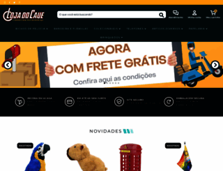 lojadocaue.com.br screenshot