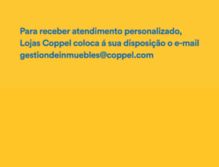 lojascoppel.com.br screenshot