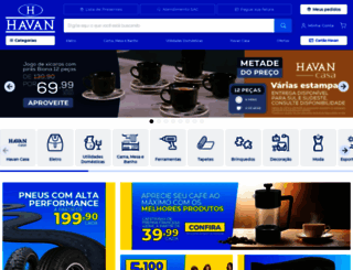 lojashavan.com.br screenshot