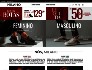 lojasmilano.com.br screenshot