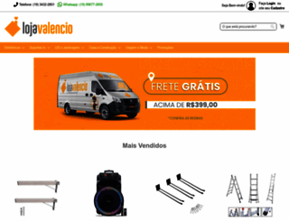 lojavalencio.com.br screenshot