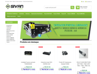 lojavirtual.sivan.com.br screenshot