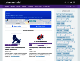 lokernesia.id screenshot