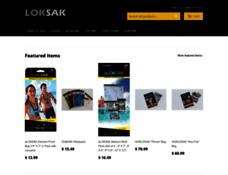 loksak.myshopify.com screenshot