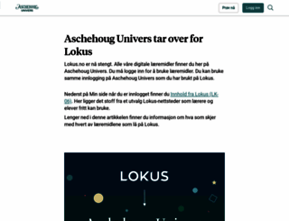 lokus123.no screenshot