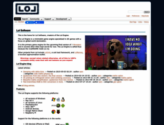 lolengine.net screenshot