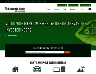 lollandsbank.dk screenshot