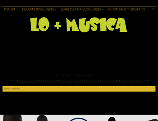 lomasmusica.net screenshot