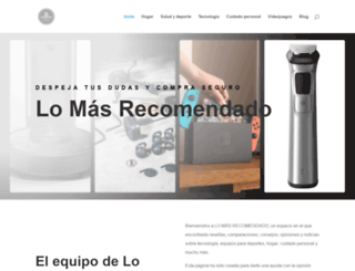 lomasrecomendado.com screenshot