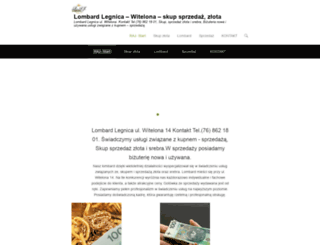 lombard-legnica.com.pl screenshot