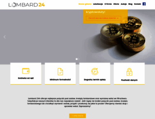 lombard24.com.pl screenshot