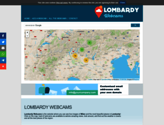 lombardiawebcam.it screenshot