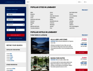 lombardytophotels.com screenshot