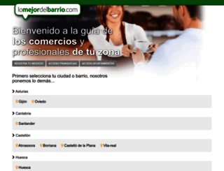 lomejordelbarrio.com screenshot