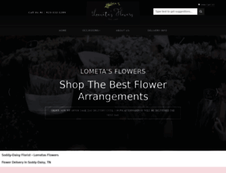 lometasflowers.com screenshot